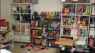 DOLL ROOM SETUP VLOG Rainbow High, Winx and shuffling stuff around