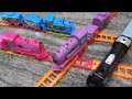 Mencari dan Merakit kereta api diesel classical express adaptation,kereta Thomas Friends trackmaster