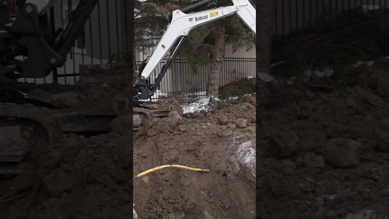 Winter Excavation! How To Excavate Frozen Soil 