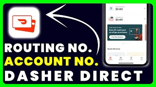 How to Find Dasher Direct Routing Number and Account Number