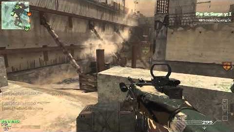 MW3 C4 and M60 five kill feed