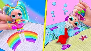 12 ЛАЙФХАКОВ для рисования и поделок с Куклами ЛОЛ Сюрприз! Мультик LOL Surprise HACKS 12 ЛАЙФХАКОВ для рисования и поделок с Куклами ЛОЛ Сюрприз! Мультик LOL Surprise HACKS