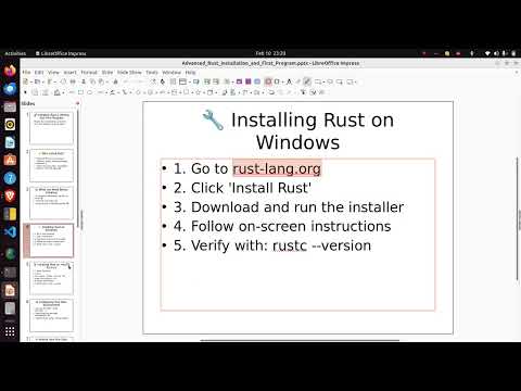 Installing Rust & Writing Your First Program | Part 2 | Rust programming for Beginners