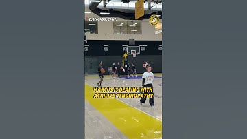 Achter de schermen op dag 1 van het trainingskamp van de Lakers 🤕🏀 #lakers #nba