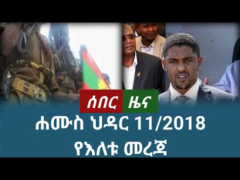 ሰበር ዜና ሐሙስ ህዳር 11 2018 November 2025 Daily News Ethiopianews News ሰበርዜና ሰበርዜናሚዲያ መረጃ ዜና