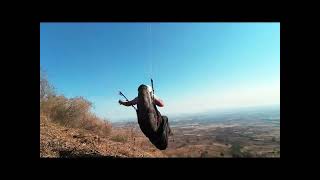 PRIMEROS VUELOS EN PARAPENTE EN EL NUEVO DESPEGUE Y MIRADOR DE YECAPIXTLA MORELOS