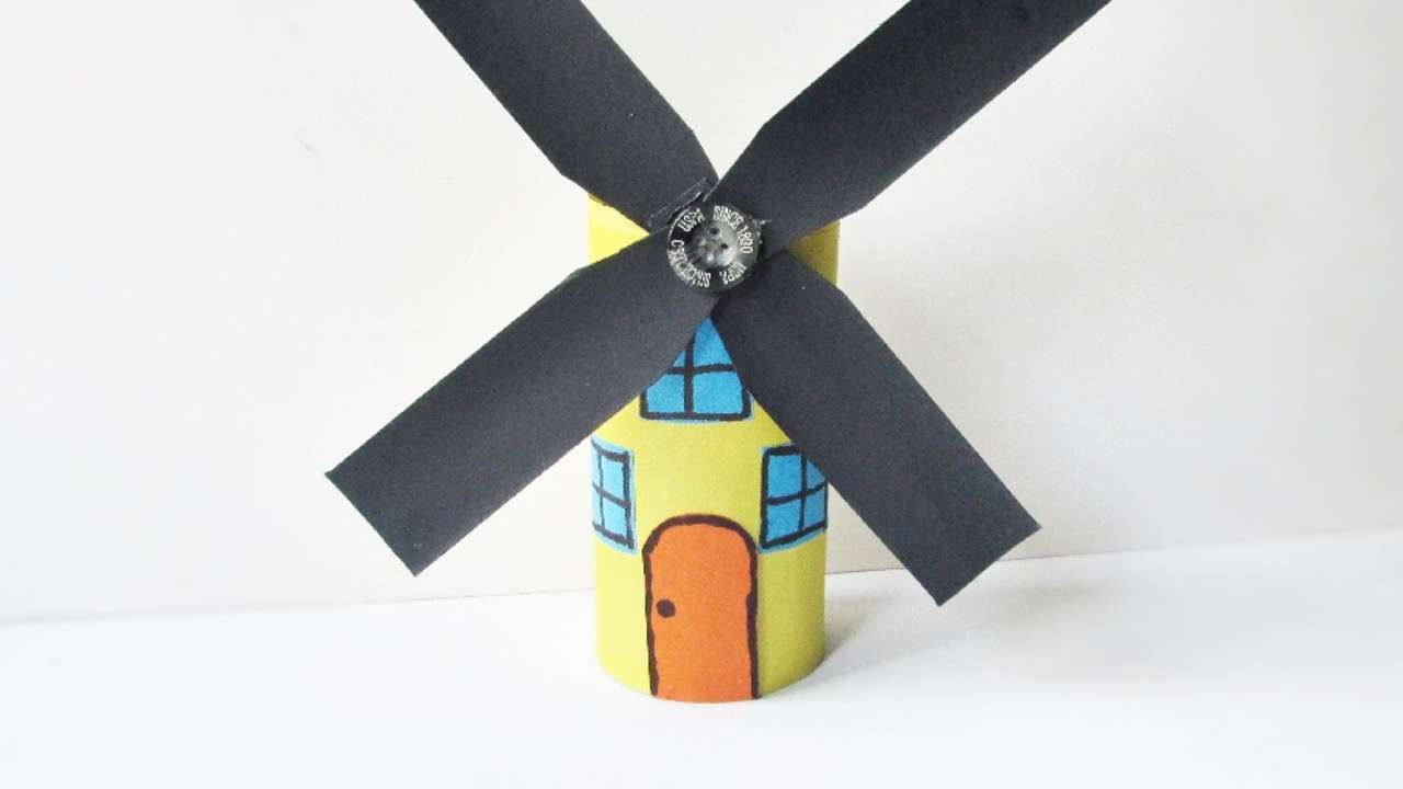 How To Make An Amazing Paper Roll Windmill - DIY Crafts Tutorial