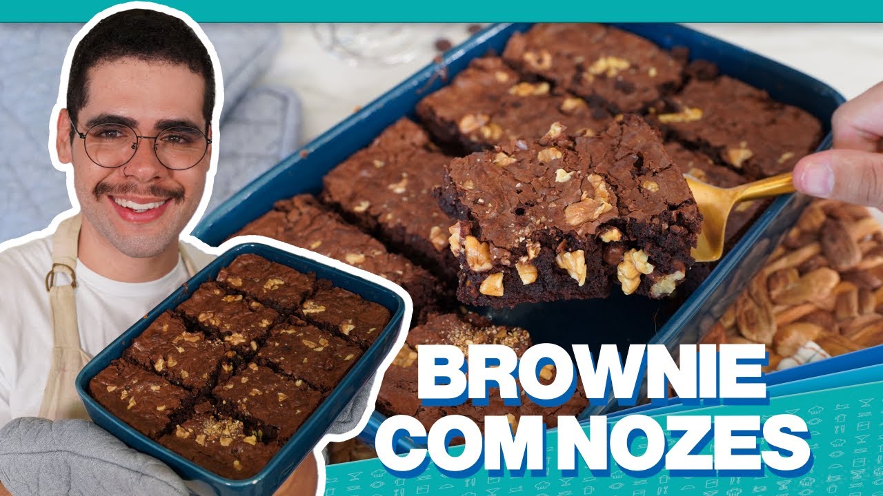 A MELHOR RECEITA DE BROWNIE DE CHOCOLATE QUE VOCÊ VAI VER | MOLHADINHO E CASQUINHA CROCANTE
