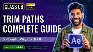 Master Trim Paths in Adobe After Effects | 5 Practical Examples | Hindi/Urdu