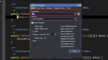 SlickEdit - Find and Replace Tool Window