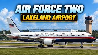 Lakeland Airport Action: Air Force Two Departure