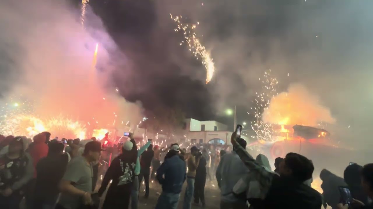 Quema de toros monumentales Café F.C. Zapotitlan Tláhuac 2026