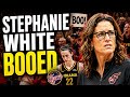 Fans Booe Stephanie White Caitlin Clark Indiana Fever LOSE vs Valkyries.