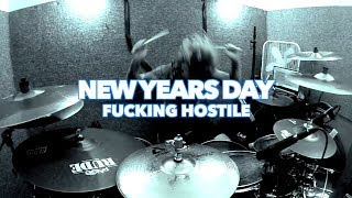 NEW YEARS DAY - Fucking Hostile (Drum Cover) by Wade Murff