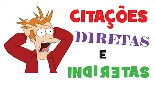 Como fazer Citações diretas indiretas e o uso do apud no tcc - escrevendo fácil