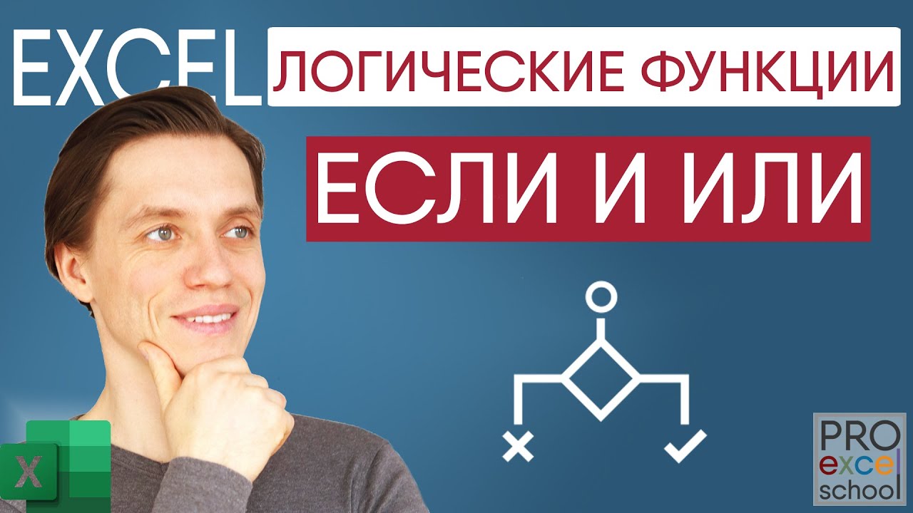 Логические функции ЕСЛИ, И, ИЛИ в Excel - YouTube