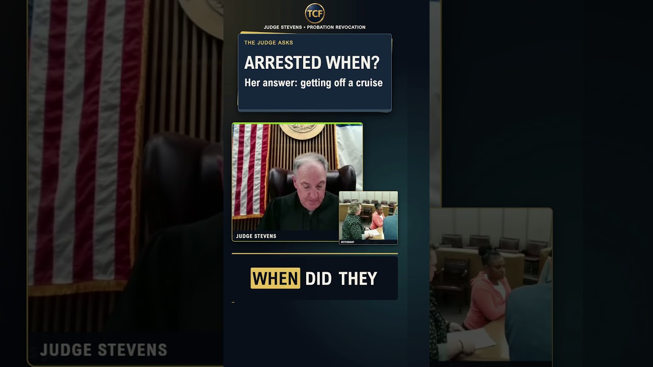 Arrested Getting Off a Cruise? Stevens Asks