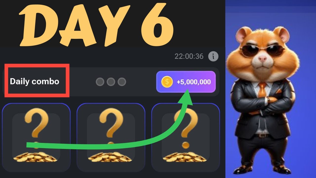 Day 6, Daily Combo Task: Hamster Kombat - YouTube