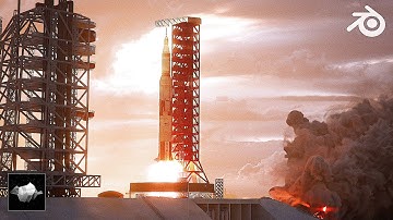 How I Animated This Rocket Launch in Blender
