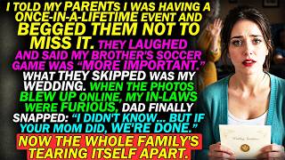 My Family Skipped My Wedding For My Brother's Soccer Game — Then The Truth Came Out screenshot 4