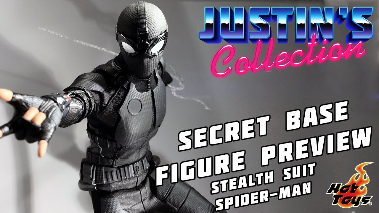 spider man stealth suit action figure