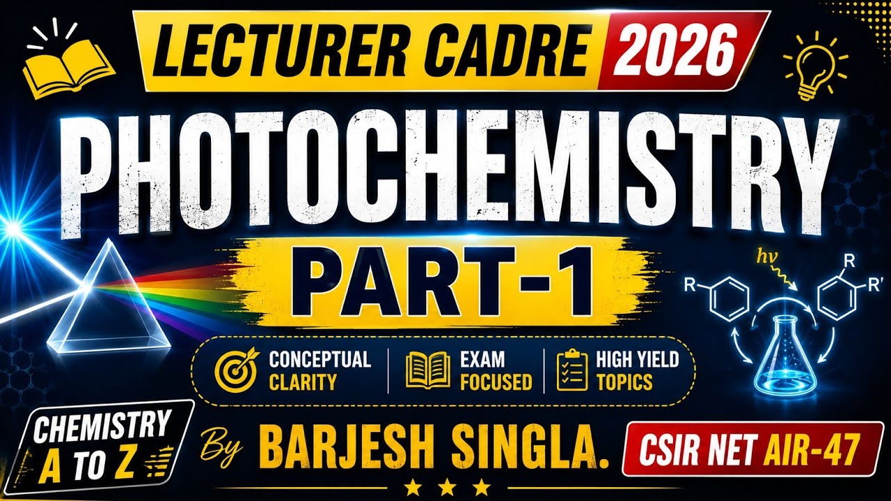 Photochemistry Part-1 Lecturer Cadre Chemistry