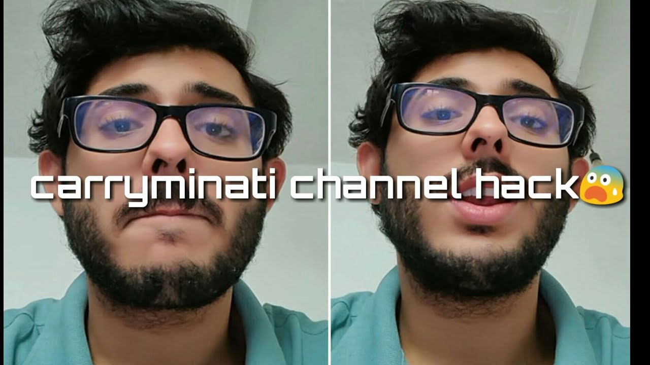 Carryminati channel hack😨😨