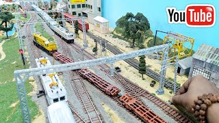 Indian Railways WAP-7 Model Run | Indian Model Train | Miniature Model Train | train videos