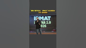 Announcing IPMAT KAKSHA 2.0 (2026)📢 #explorepage #ipmatwallah #parthsir     #ipmatpreparation #exam