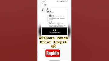 How to auto accept order in Rapido