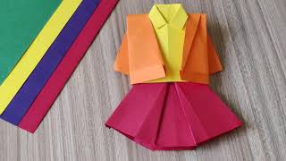 Origami shirt , skirt , jacket  Step by step tutorial to make an origami shirt, skirt and  jacket.