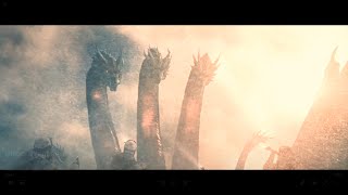 Godzilla: King of the Monsters (2019) Ghidorah Awakens with Showa SFX