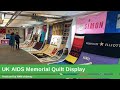 Uk aids memorial quilt display