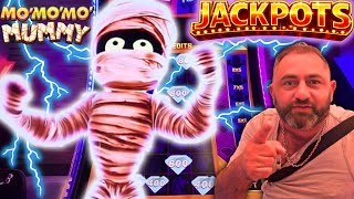 MAX BET DOUBLE POP AS SOON AS I CHANGED DENOM!! Mo Mo MO Mummy!!