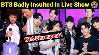 BTS Badly Insulted In Live Show 😭 | Jimmy Fallon Disrespect BTS