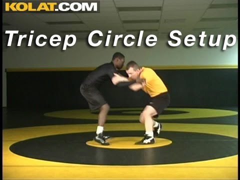 Tricep Circle Double Leg Setup - Cary Kolat Wrestling Moves