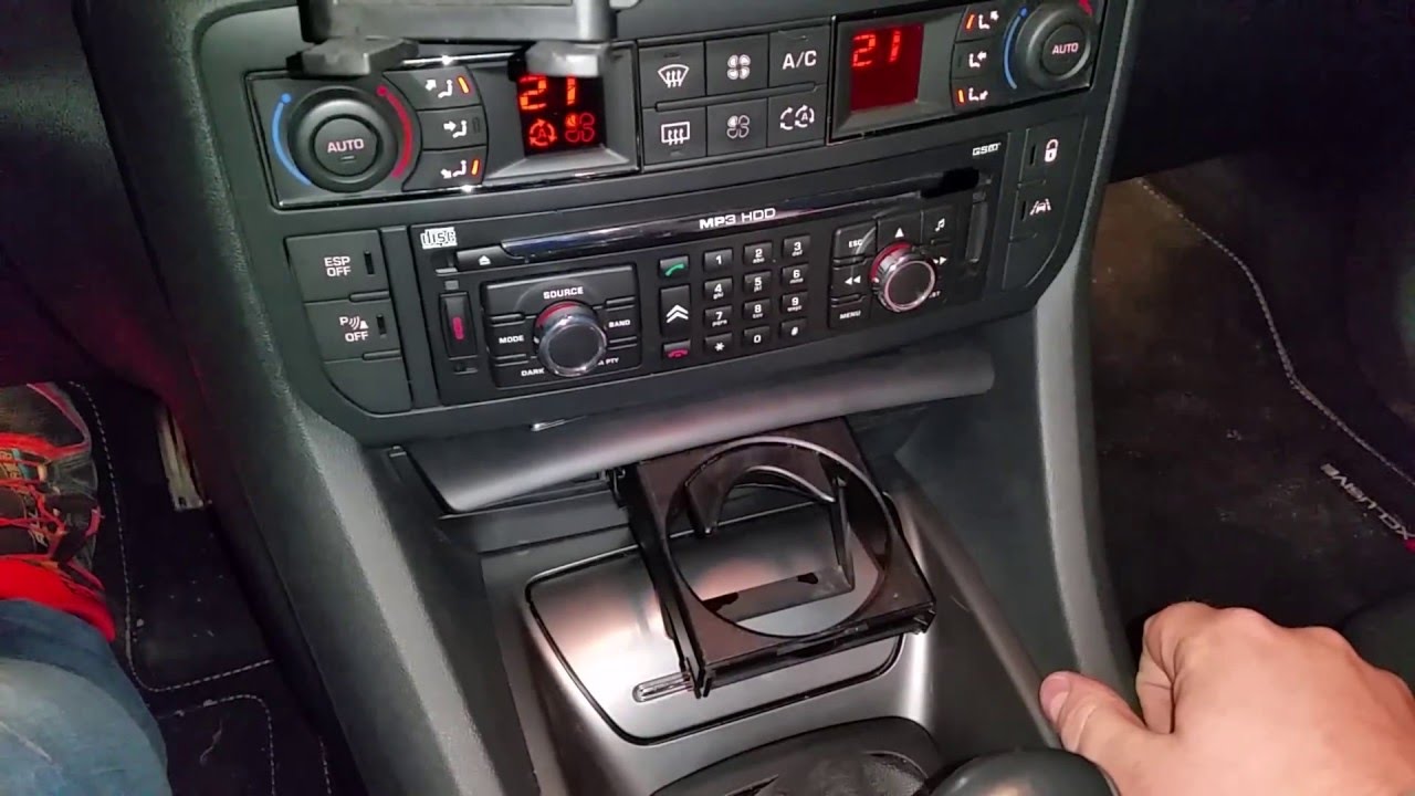 Citroen C5 X7 Cup Holder YouTube