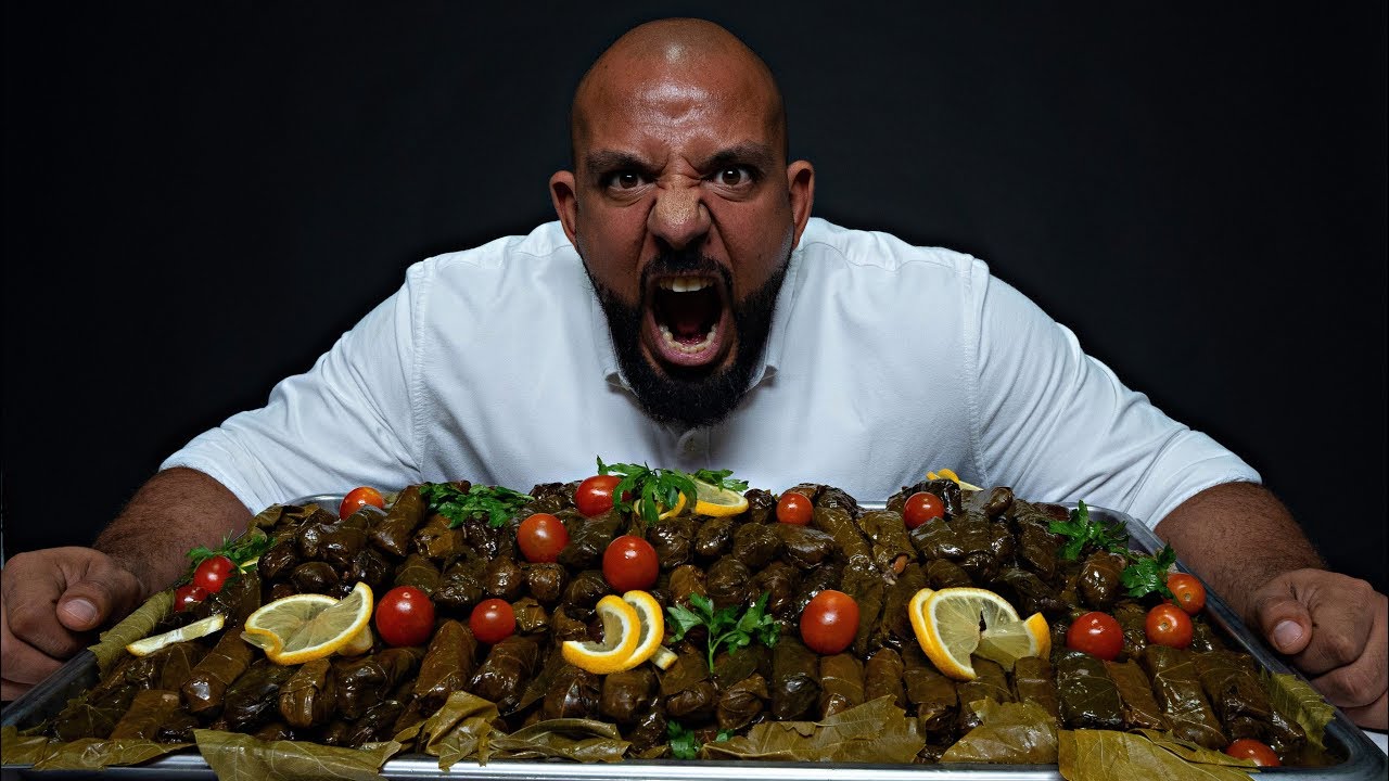 تحدي ٣٠٠ حبة ورق عنب 🍙 Grape Leave Challenge 300 Pieces