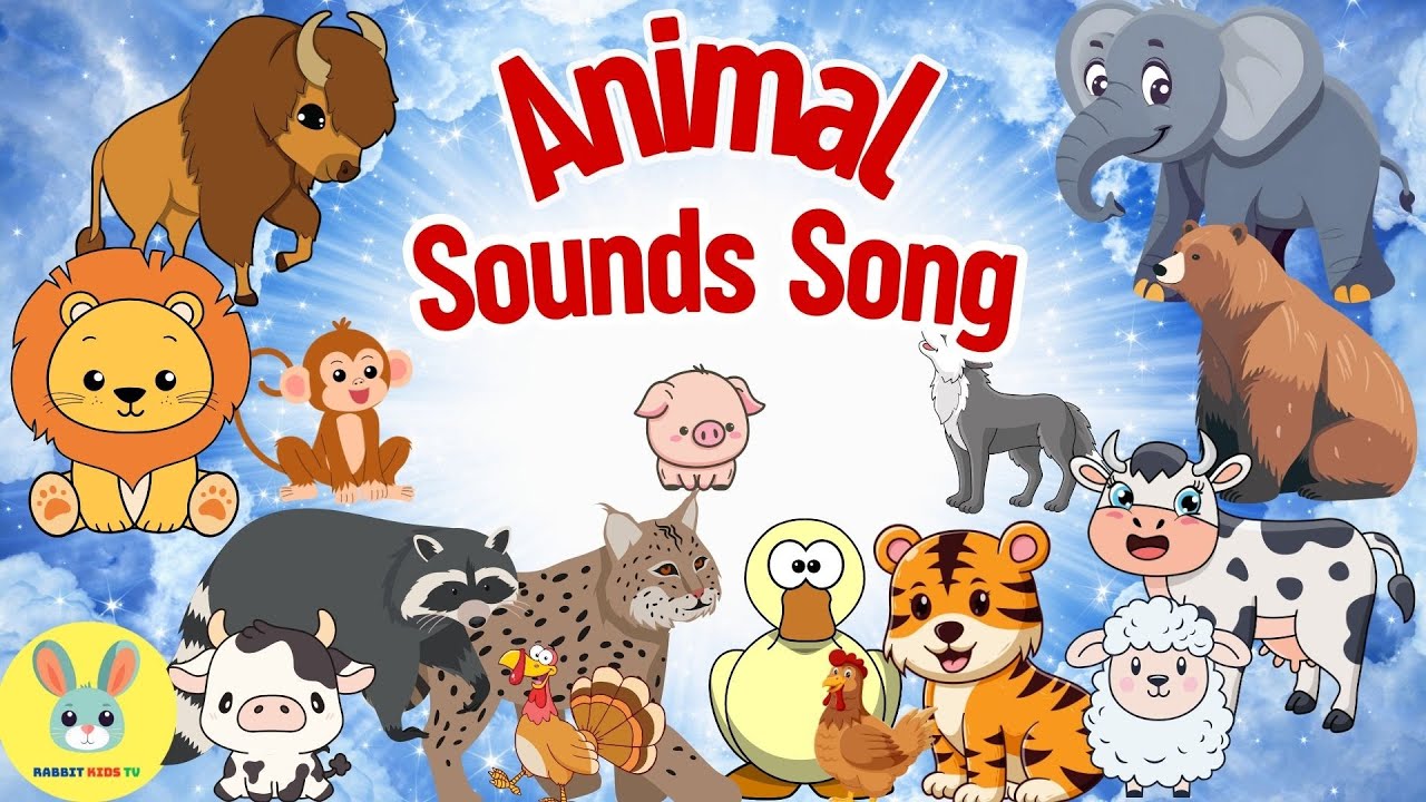 Wild Animals & Safari Zoo Animal Sounds Song | Nursery Rhymes for ...