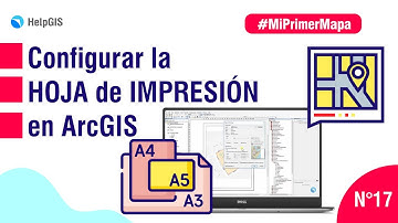 🖼🌐🖼 Cómo Configurar la HOJA de IMPRESIÓN (Layout) en ArcGIS #17