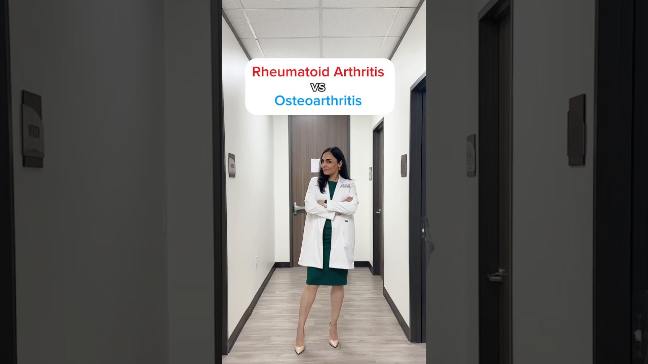 Rheumatoid Arthritis vs. Osteoarthritis ✋🏼💪🏻🦵🏼With Rheumatologist Dr. Naureen Alim