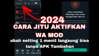 WA MOD GB WA FMWA bisa digunakan lagi, simak caranya tanpa APK tambahan 2024 WORK screenshot 2