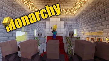 Being a corrupt monarch in minecraft(step by step)
