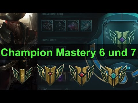 Champion Mastery Level 6 und 7 via Hextech Crafting | League of Legends -  YouTube