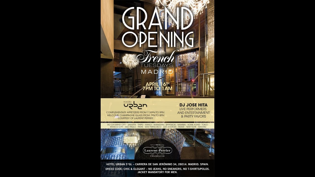FRENCH TUESDAYS Madrid Grand Opening YouTube