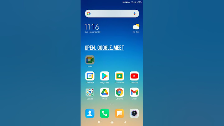 How to start meeting in Google meet in Android/Phone