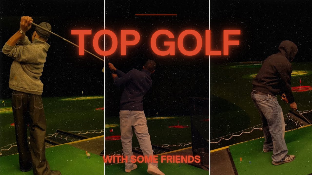 Top golf night out with some friends 