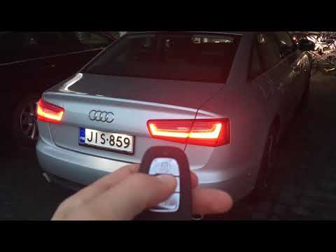 Audi A6 tailgate opening