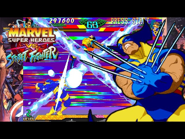 Wolverine Playthrough - Marvel Super Heroes vs Street Fighter