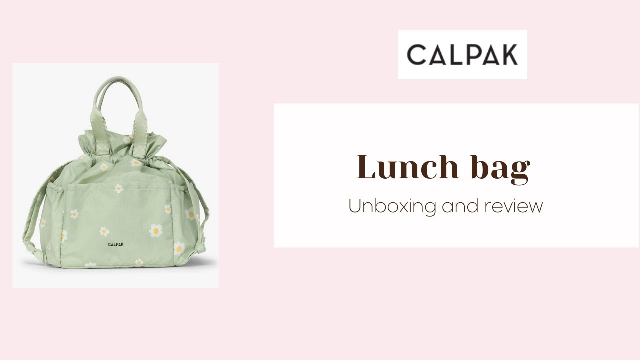 CALPAK Insulated Lunch Bag in Mauve